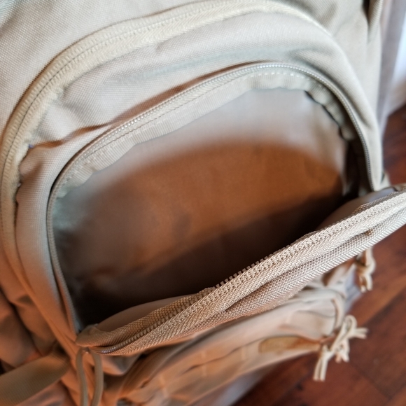 Rugged Tan Backpack for Men - Picture 5 of 16